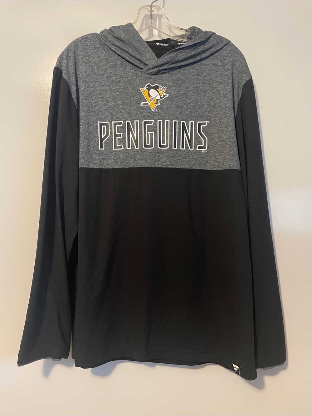 Fanatics Pittsburgh Penguins long sleeve T-Shirt hoodie size large